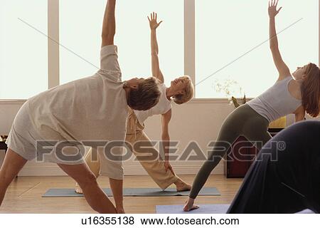 Stock Photo - Yoga class. Fotosearch