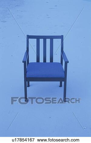 Stock Photo - An Armchair on Beach. Fotosearch