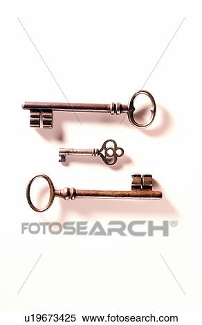 Stock Photography - Antique keys. Fotosearch