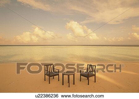 Armchairs and Table on Beach View Large Photo Image Stock Photograph - Armchairs and Table on Beach. Fotosearch