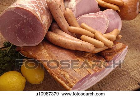 Assorted raw meats View Large Photo Image Stock Photo - Assorted raw meats. Fotosearch