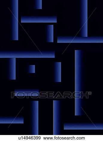 Stock Photo - Background Image, Blue Bars. Fotosearch