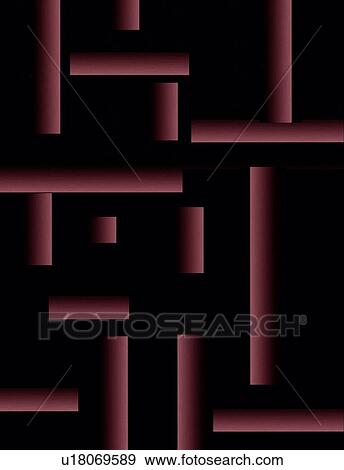 Stock Photo - Background Image, Red Bars. Fotosearch