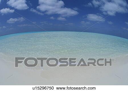 Beautiful beach, fish-eye lens, Maldives View Large Photo Image Stock Image - Beautiful beach, fish-eye lens, Maldives. Fotosearch
