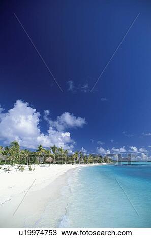 Stock Image - Beautiful beach, Maldives. Fotosearch