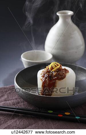 Stock Photo - Boiled daikon radish. Fotosearch