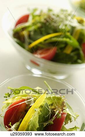 Stock Image - Bowl of salad. Fotosearch