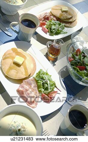Breakfast View Large Photo Image Stock Image - Breakfast . Fotosearch
