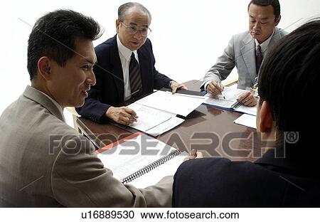 Business Men at Meeting View Large Photo Image Stock Image - Business Men at Meeting. Fotosearch