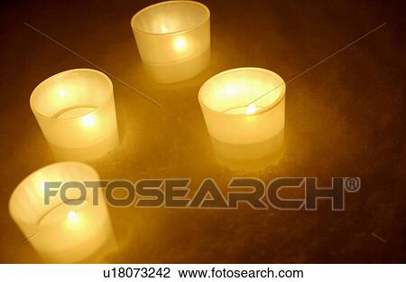 Candles on snow View Large Photo Image Stock Image - Candles on snow. Fotosearch
