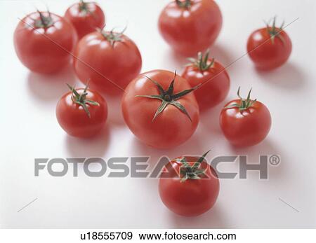 Stock Photo - Cherry tomatoes. Fotosearch