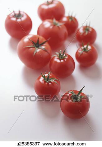 Stock Photo - Cherry tomatoes. Fotosearch