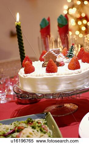 Stock Photography - Christmas cake. Fotosearch