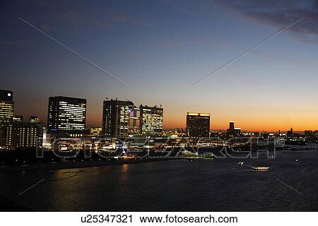 Cityscape of Odaiba, Tokyo Prefecture, Honshu, Japan View Large Photo Image Stock Image - Cityscape of Odaiba, Tokyo Prefecture, Honshu, Japan. Fotosearch