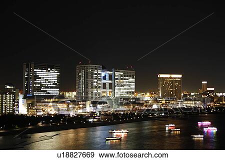 Stock Photo - Cityscape of Odaiba, Tokyo Prefecture, Honshu, Japan. Fotosearch