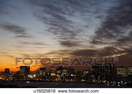Stock Photo - Cityscape of Shinagawa, Tokyo Prefecture, Honshu, Japan. Fotosearch