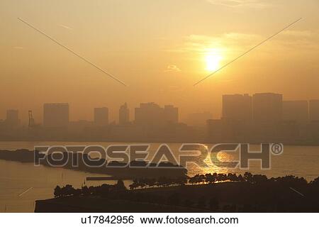 Stock Photograph - Cityscape of Shinagawa, Tokyo Prefecture, Honshu, Japan. Fotosearch
