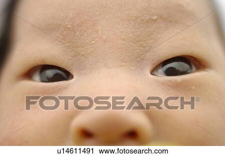 Close up of baby's face View Large Photo Image Stock Image - Close up of baby's face. Fotosearch