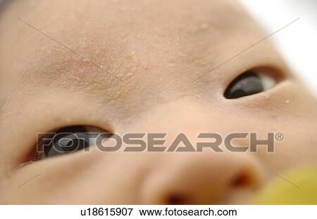 Close up of baby's face View Large Photo Image Stock Photo - Close up of baby's face. Fotosearch