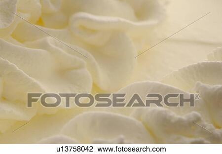 Close up of cream decorations, full frame View Large Photo Image Stock Image - Close up of cream decorations, full frame. Fotosearch