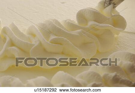 Close up of cream decorations, full frame View Large Photo Image Stock Image - Close up of cream decorations, full frame. Fotosearch
