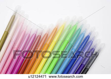 Colorful felt tip pens View Large Photo Image Stock Image - Colorful felt tip pens. Fotosearch