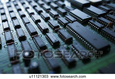 Computer circuit board, close up, full frame View Large Photo Image Stock Image - Computer circuit board, close up, full frame. Fotosearch