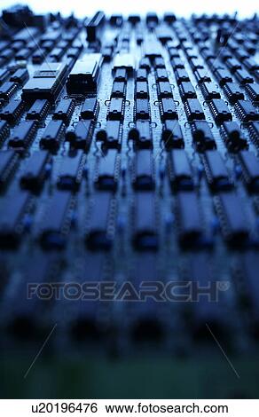 Computer circuit board, close up, full frame View Large Photo Image Stock Photograph - Computer circuit board, close up, full frame. Fotosearch