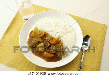 Curry Rice View Large Photo Image Stock Photograph - Curry Rice. Fotosearch
