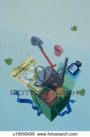 Gardening box View Large Photo Image Stock Photo - Gardening box. Fotosearch
