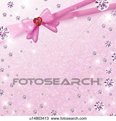 Heart, sequins and ribbon, CG View Large Photo Image Stock Image - Heart, sequins and ribbon, CG. Fotosearch