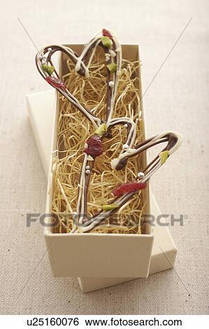Heart Shaped Chocolate In Box View Large Photo Image Stock Photograph - Heart Shaped Chocolate In Box. Fotosearch