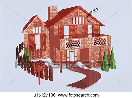 Stock Photograph - House image. Fotosearch