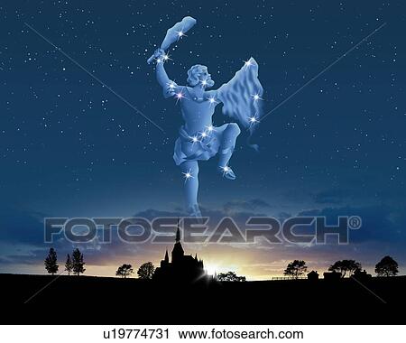 Stock Image - Image of Astrology sign, Orion. Fotosearch