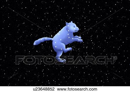 Stock Image - Image of Astrology sign, Ursa Major, black background. Fotosearch