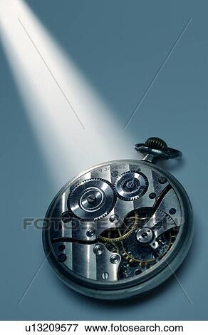 Inside of pocket watch View Large Photo Image Stock Photo - Inside of pocket watch. Fotosearch