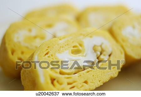 Japanese omelet View Large Photo Image Stock Photo - Japanese omelet. Fotosearch