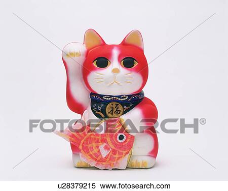japanese porcelain cat