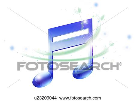 Picture - Musical notes. Fotosearch