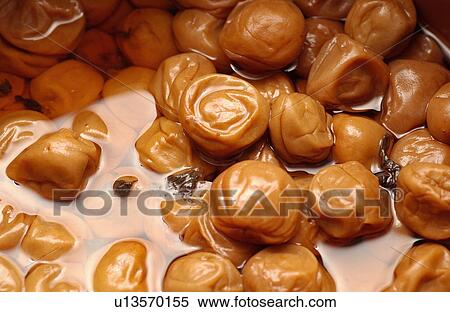 Pickled plums in a jar View Large Photo Image Stock Photography - Pickled plums in a jar. Fotosearch