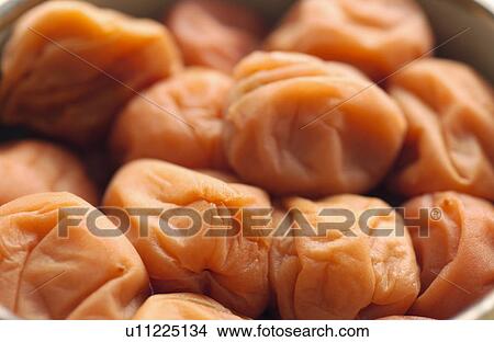Picture - Pickled plums. Fotosearch