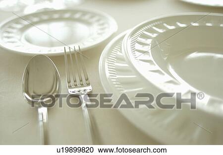 Stock Image - Place setting. Fotosearch