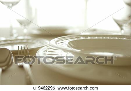 Stock Photography - Place setting. Fotosearch