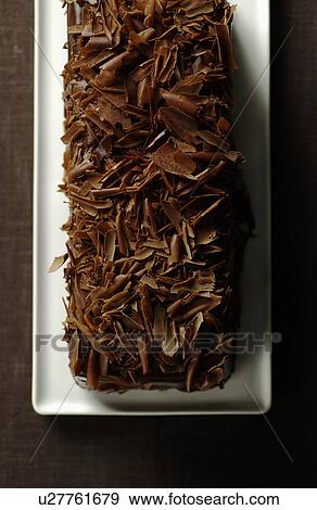 Plate of chocolate cake View Large Photo Image Stock Photo - Plate of chocolate cake. Fotosearch