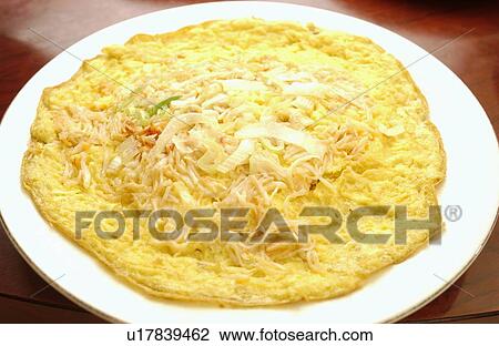 Plate of crabmeat omelet, close up View Large Photo Image Stock Image - Plate of crabmeat omelet, close up. Fotosearch