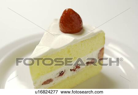 Plate of sliced strawberry cake, close up, white background View Large Photo Image Stock Photo - Plate of sliced strawberry cake, close up, white background. Fotosearch