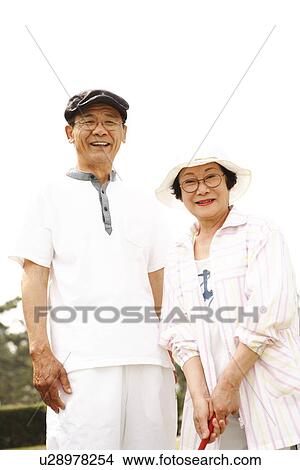Portrait of senior couple, smiling View Large Photo Image Picture - Portrait of senior couple, smiling. Fotosearch
