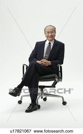 Stock Photo - Portrait of Senior Man in Business Suit. Fotosearch