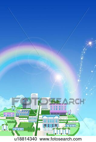 Stock Image - Rainbow. Fotosearch
