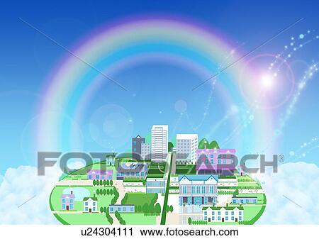 Stock Image - Rainbow. Fotosearch